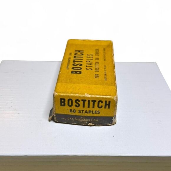 VTG Bostitch B8 Staples Opened Box Office Supply Collectible - Picture 2 of 6
